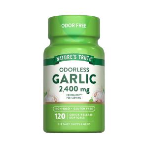 Nature's Truth Garlic, Odorless, High Strength, 1200 Mg, Quick Release Softgels