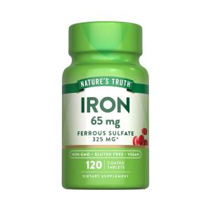 Nature's Truth Iron 65 Mg Ferrous Sulfate Coated Tablets