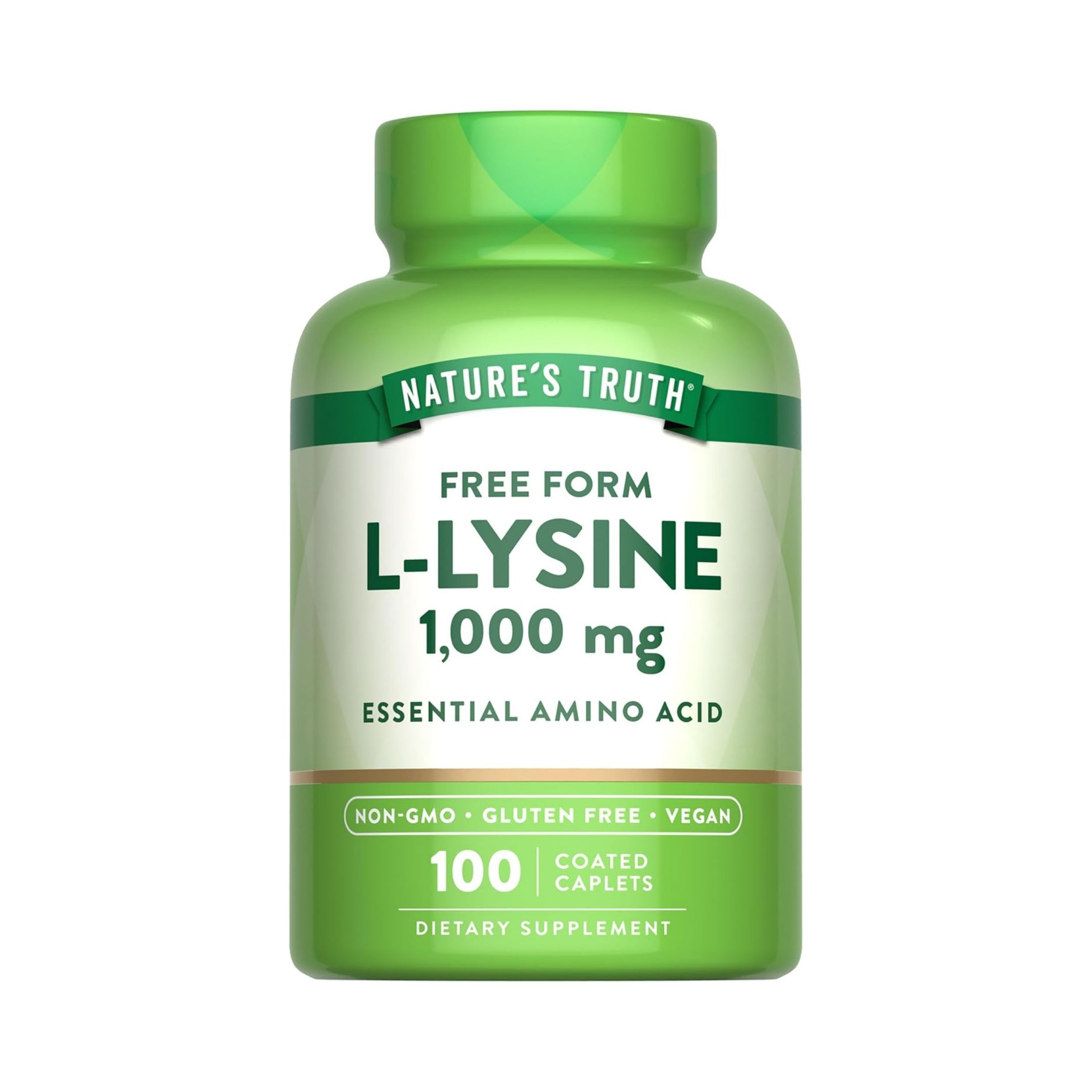 Case Of 24-L-Lysine 1000 Mg Cpl Nat Tru Caplet 1000 Mg 100 By Rudolph Investment Group Trust USA