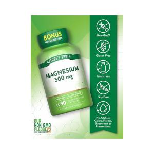Nature's Truth Magnesium, 500 Mg, Capsules