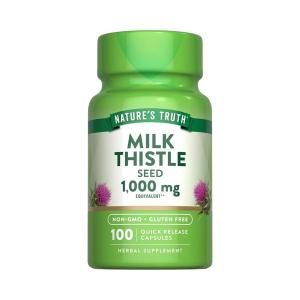 Nature's Truth Milk Thistle Seed Extract 1000 Mg Capsules