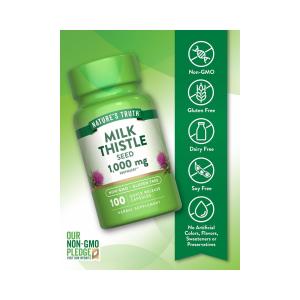 Nature's Truth Milk Thistle Seed Extract 1000 Mg Capsules