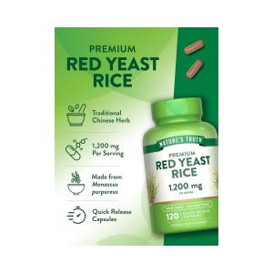 Nature's Truth Red Yeast Rice , 1,200 Mg , 120 Quick Release Capsules