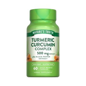 Nature's Truth Turmeric Curcumin Complex 500 Mg Plus Black Pepper Extract