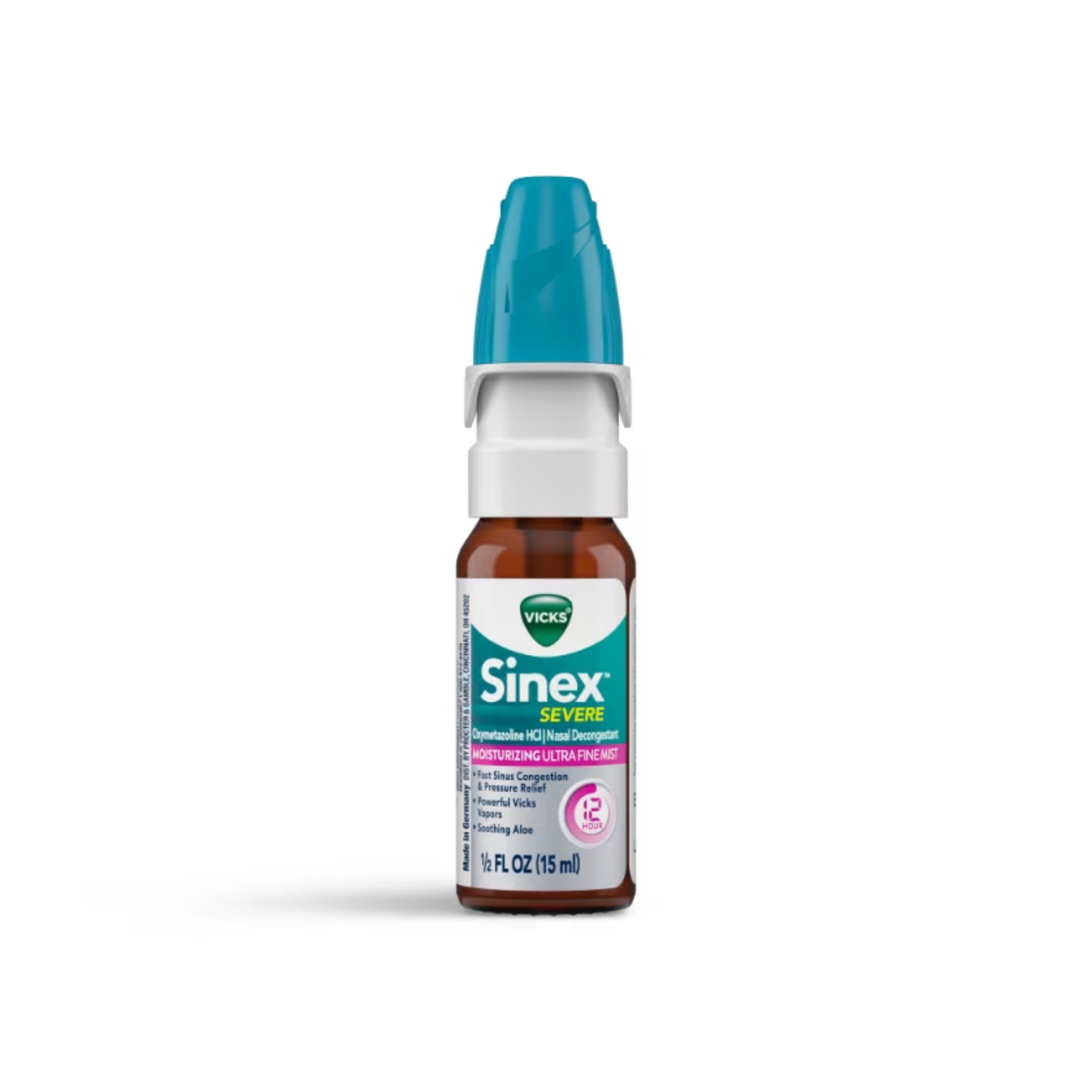 Vicks Sinex Severe Moisturizing Ultra Fine Mist Nasal Decongestant 0.5 Fl Oz
