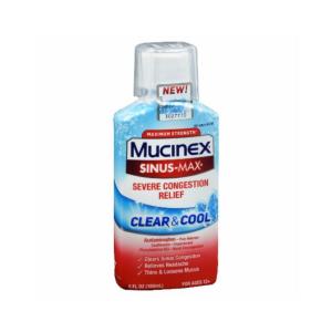 Mucinex Sinus Max Severe Congestion Relief - Clear & Cool