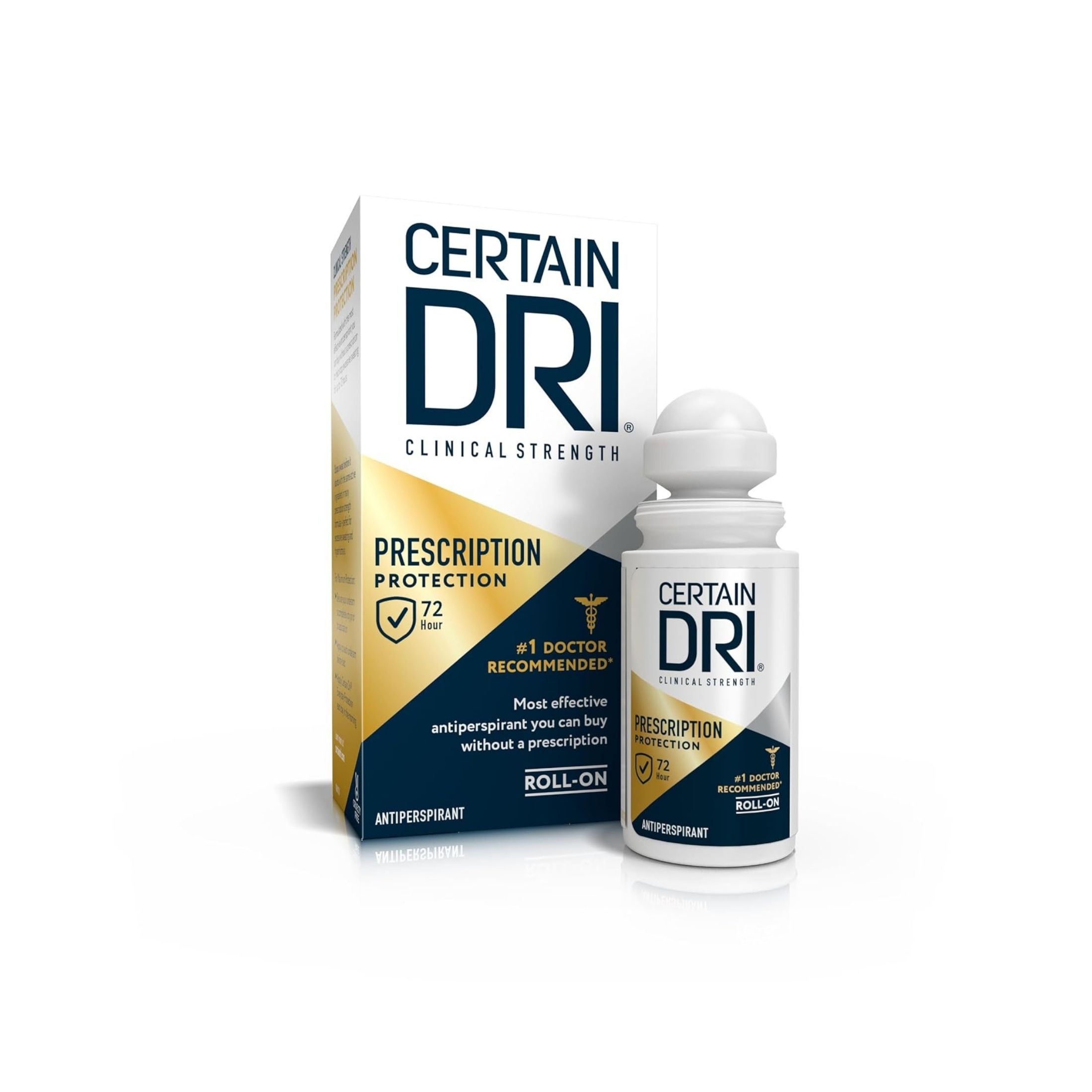Certain Dri Antiperspirant, Prescription Protection, Clinical Strength, Roll On 1.2 Fl Oz