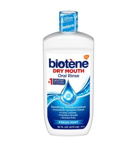 Biotene Oral Rinse Mouthwash For Dry Mouth, Fresh Mint - 16 Fl Oz