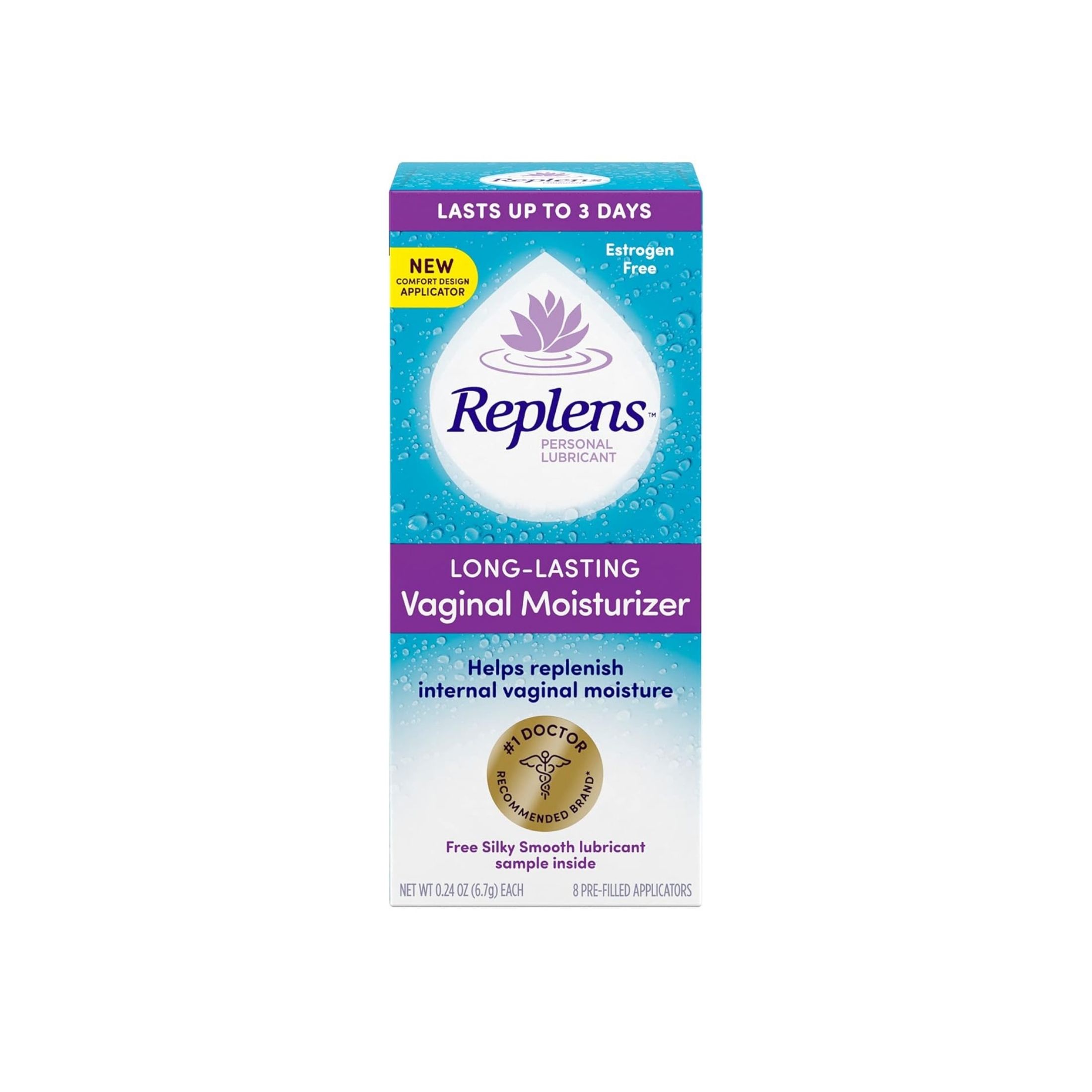 Replens Long Lasting Vaginal Moisturizer Pre-Filled Applicators