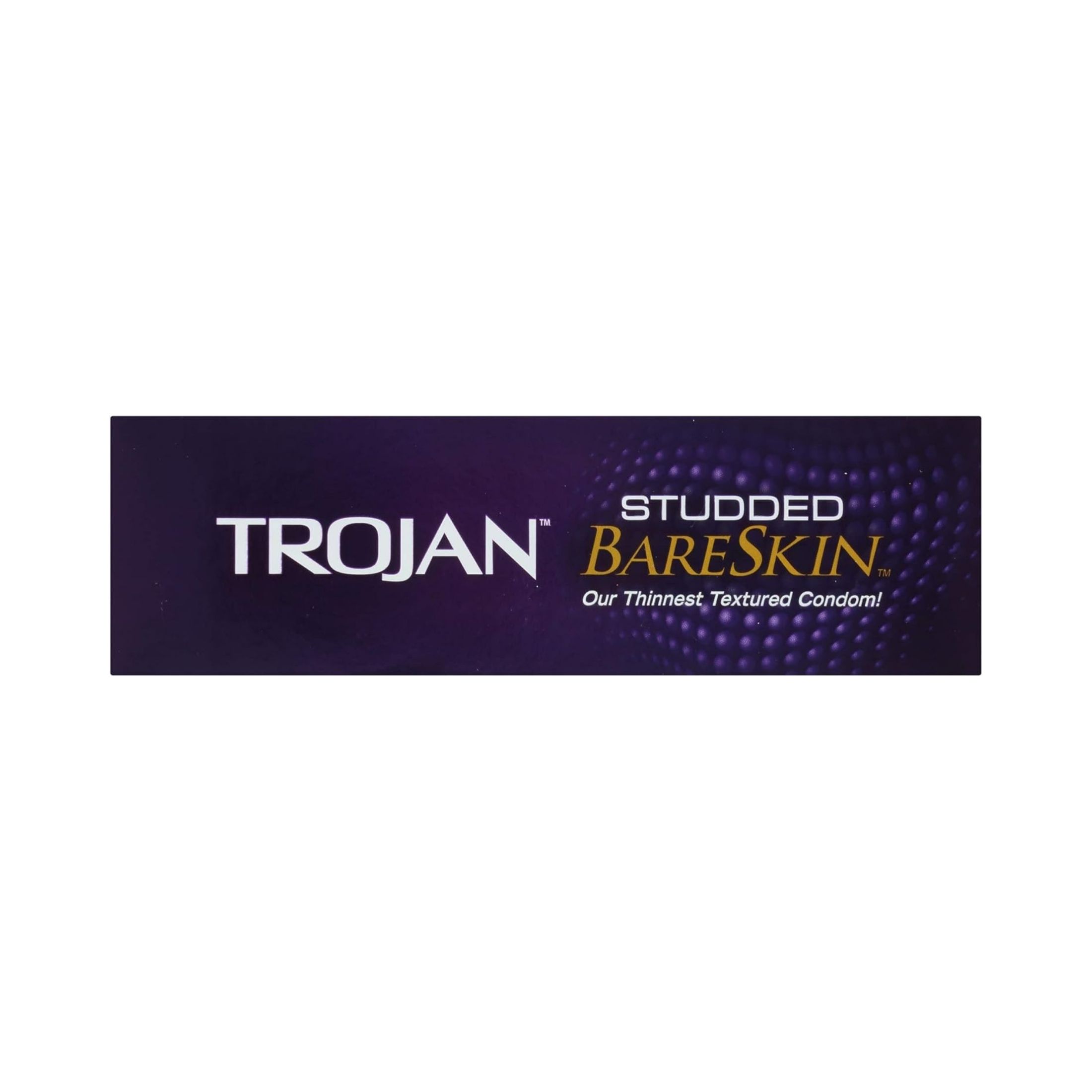 Trojan Studded Bareskin Premium Lubricated Latex Condoms
