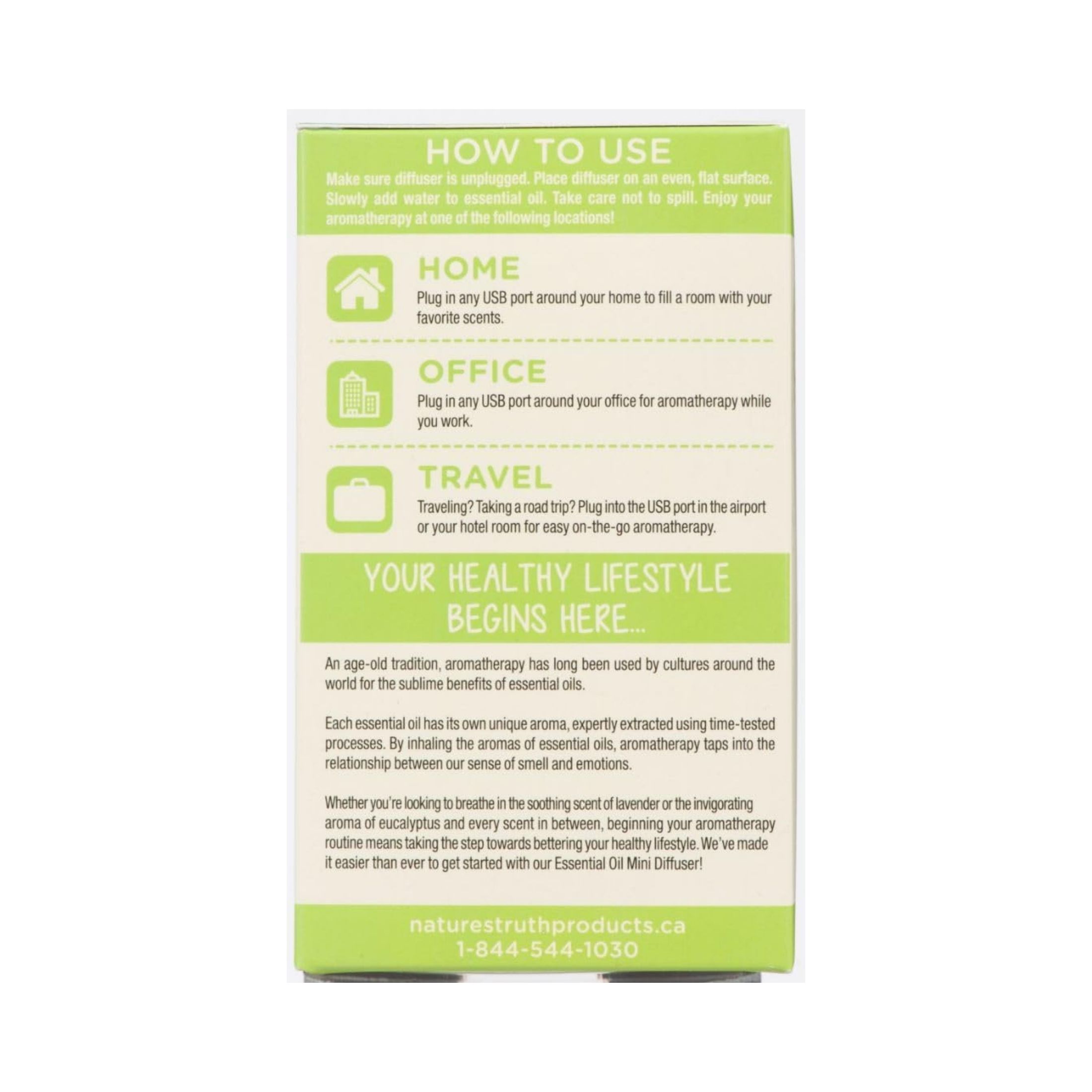 Nature's Truth Aromatherapy Essential Oil Mini Diffuser