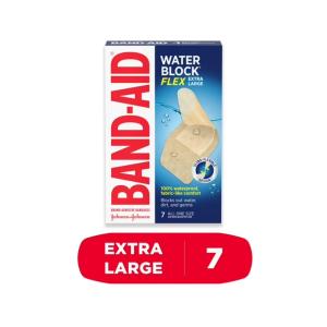 Band-Aid Brand Water Block Flex Adhesive Bandages, Extra Large