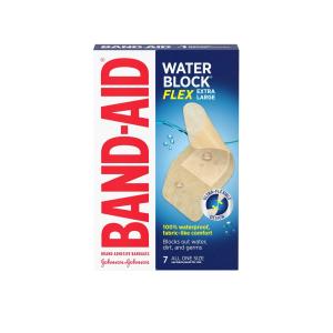 Band-Aid Brand Water Block Flex Adhesive Bandages, Extra Large