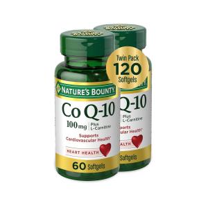 Nature's Bounty Co Q 10, Rapid Release Softgels, Twin Pack