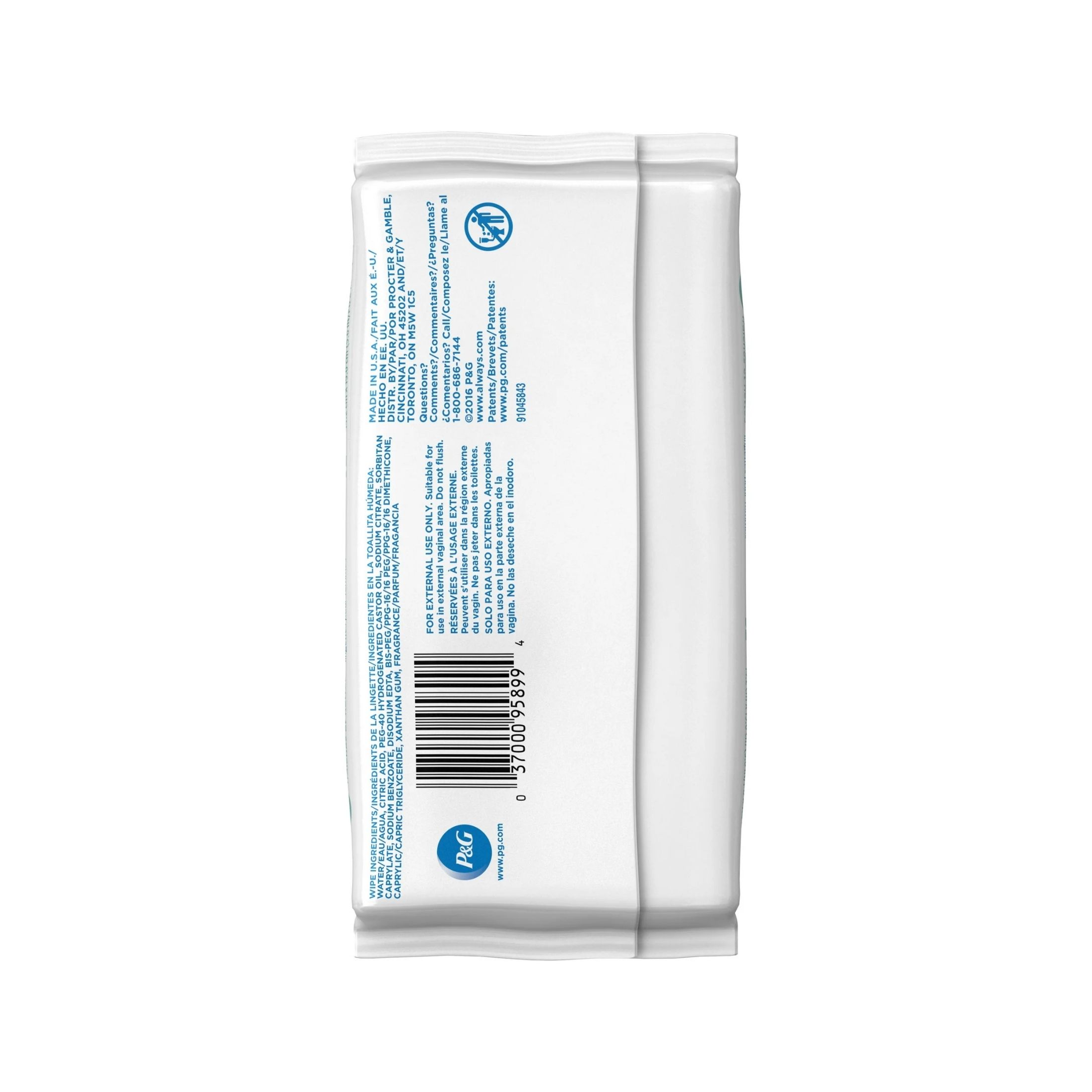 Always Feminine Wipes, Fresh & Clean, Soft Pack, 32 Ct
