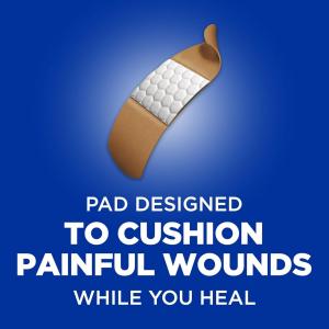 Band-Aid Adhesive Bandages, Flexible Fabric, Assorted Sizes