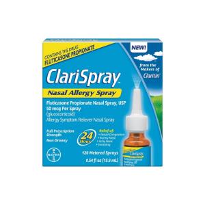ClariSpray 24 Hour Non-Drowsy Nasal Allergy 120 Metered Sprays, 0.54 Fl Oz