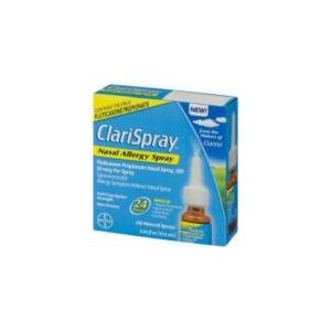 ClariSpray 24 Hour Non-Drowsy Nasal Allergy 120 Metered Sprays, 0.54 Fl Oz