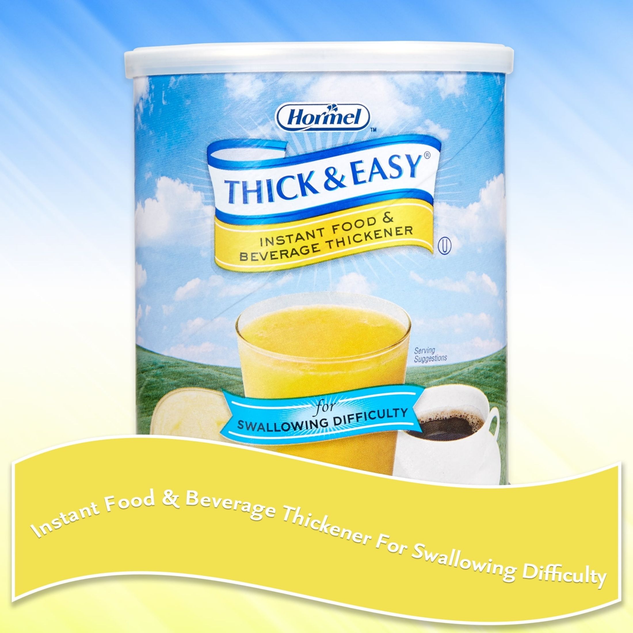 Hormel Thick & Easy Instant Food And Beverage Thickener, 8 Ounce