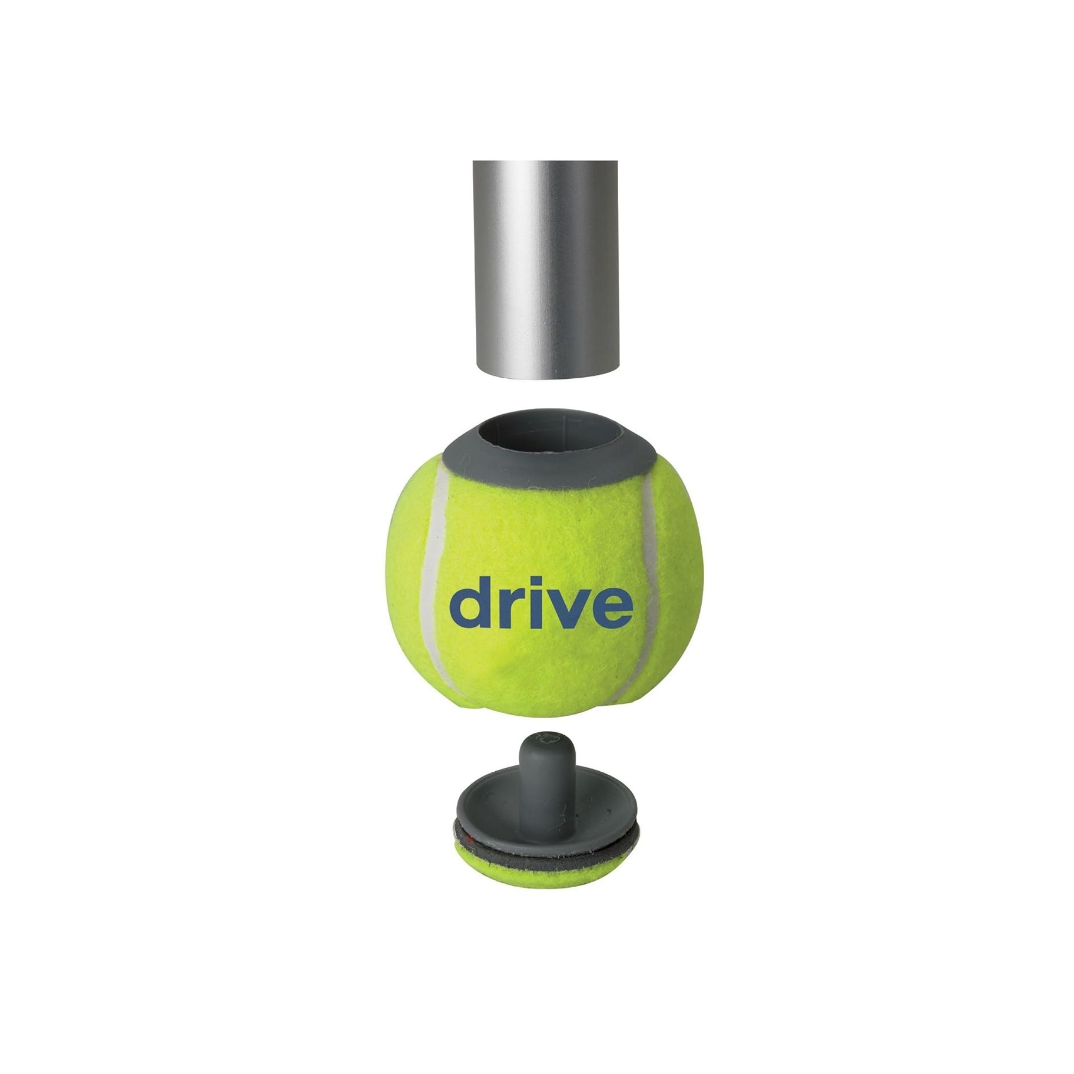 Drive Medical Walker Rear Tennis Ball Glides With Additional Glide Pads