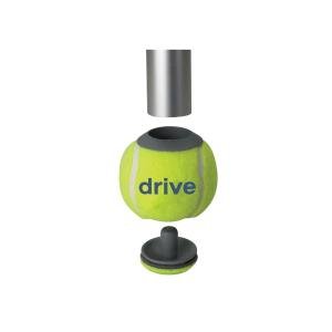 Drive Medical Walker Rear Tennis Ball Glides With Additional Glide Pads