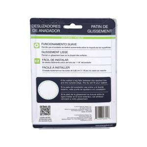 Drive Medical Walker Glide Ski, Gray, 1 Pair