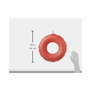 Drive Medical Inflatable Rubber Cushion, Red