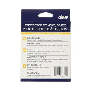 Drive Medical Waterproof Arm Cast Protector, Clear