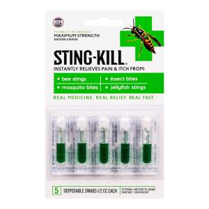 Sting-Kill External Anesthetic Disposable Swabs