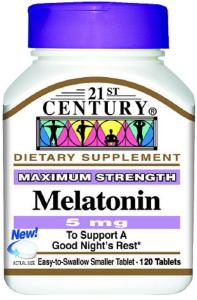 21st Century Melatonin 5 Mg Tablets