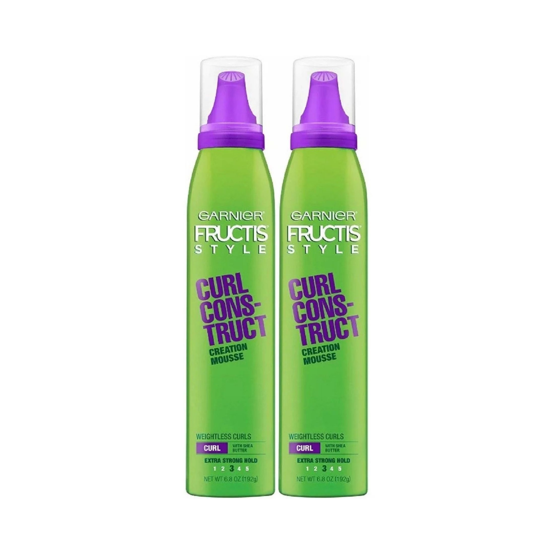 Fructis Garnier Style Curl Construct Creation Mousse Extra Strong Hold 6.80 Oz