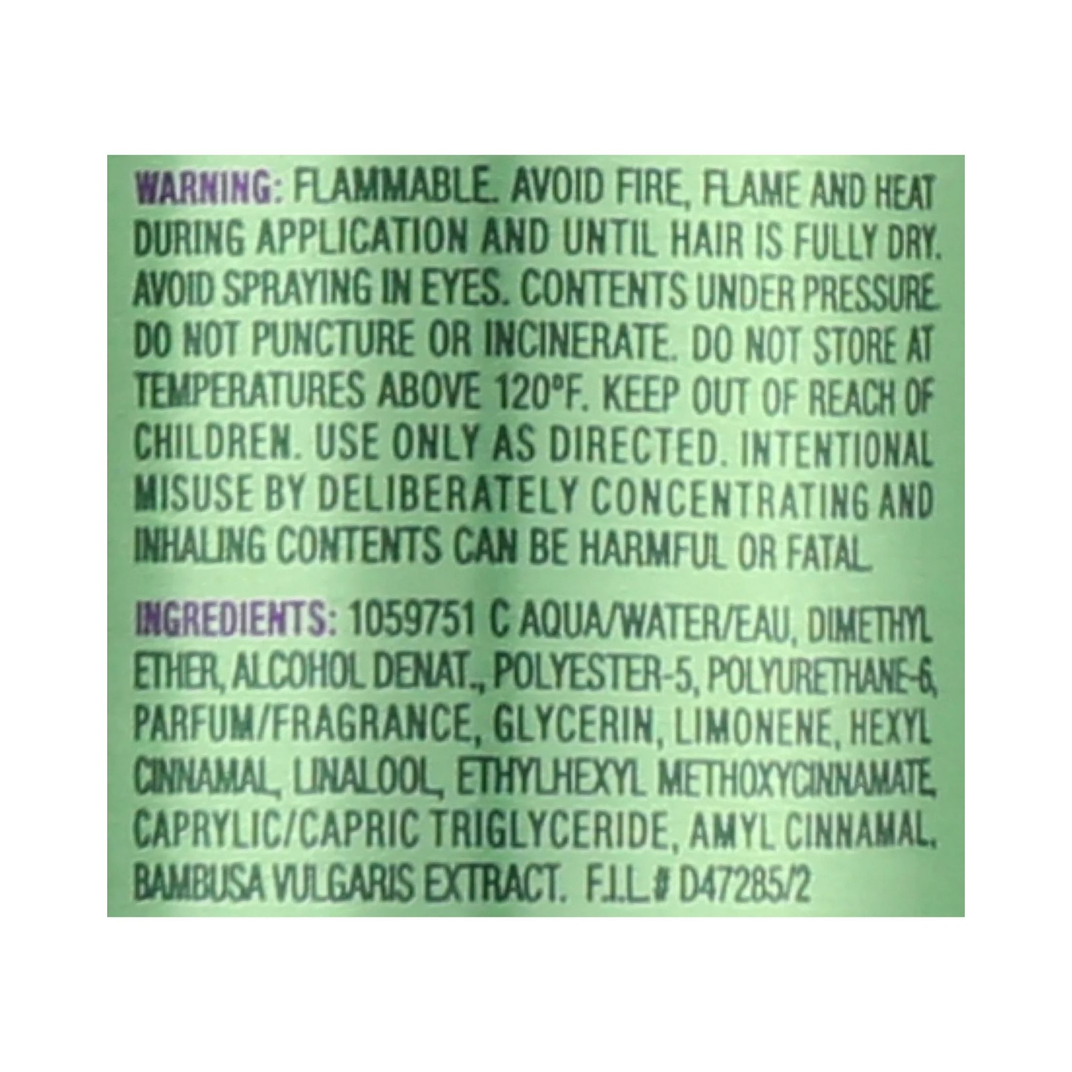 Fructis Style Garnier Full Control Anti-Humidity Ultra Strong Hold Hairspray - 8.25oz