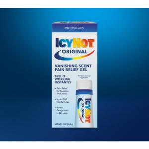 Icy Hot Original Vanishing Scent Pain Relief Gel 2.5 Oz