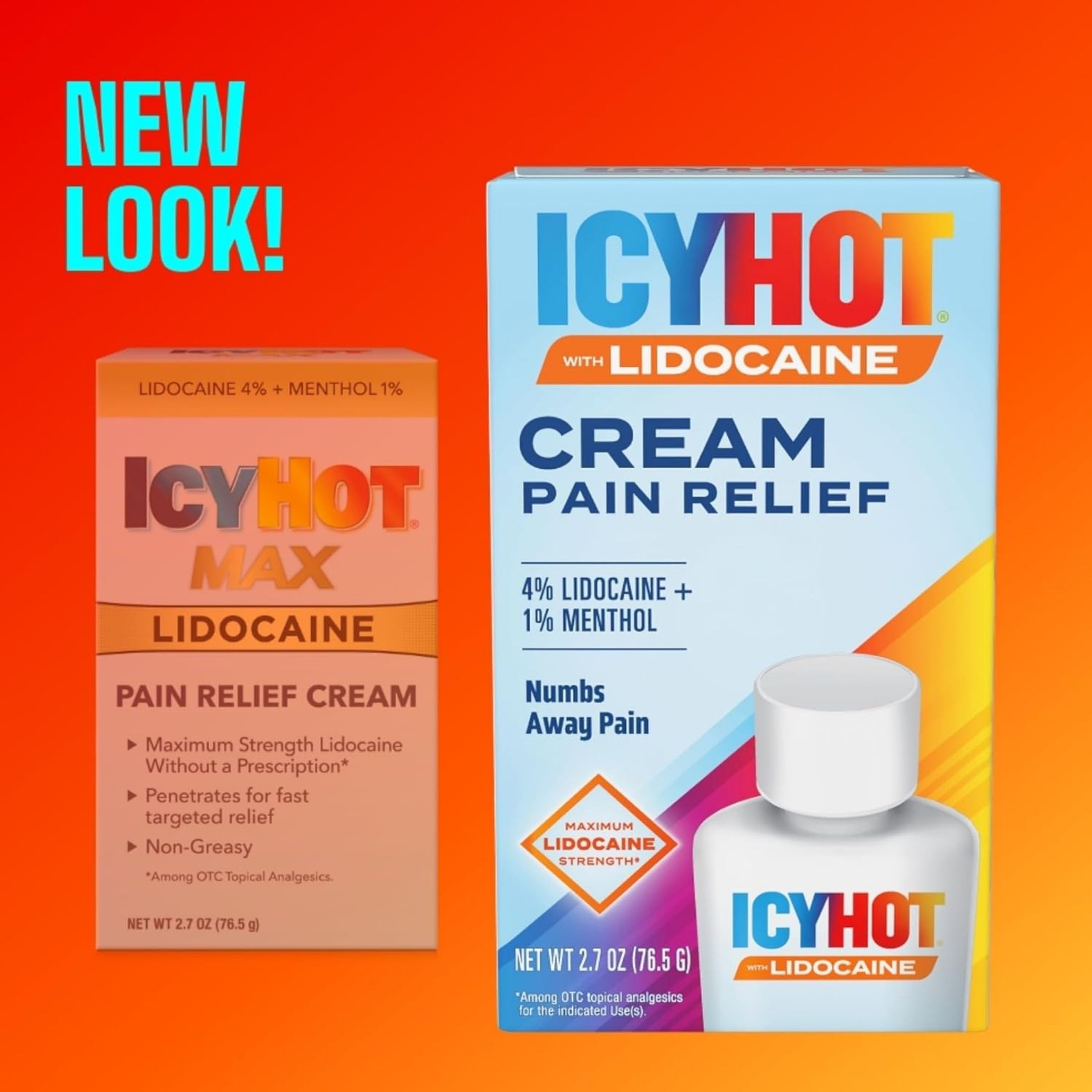 Icy Hot Max Strength Pain Relief Lidocaine Cream