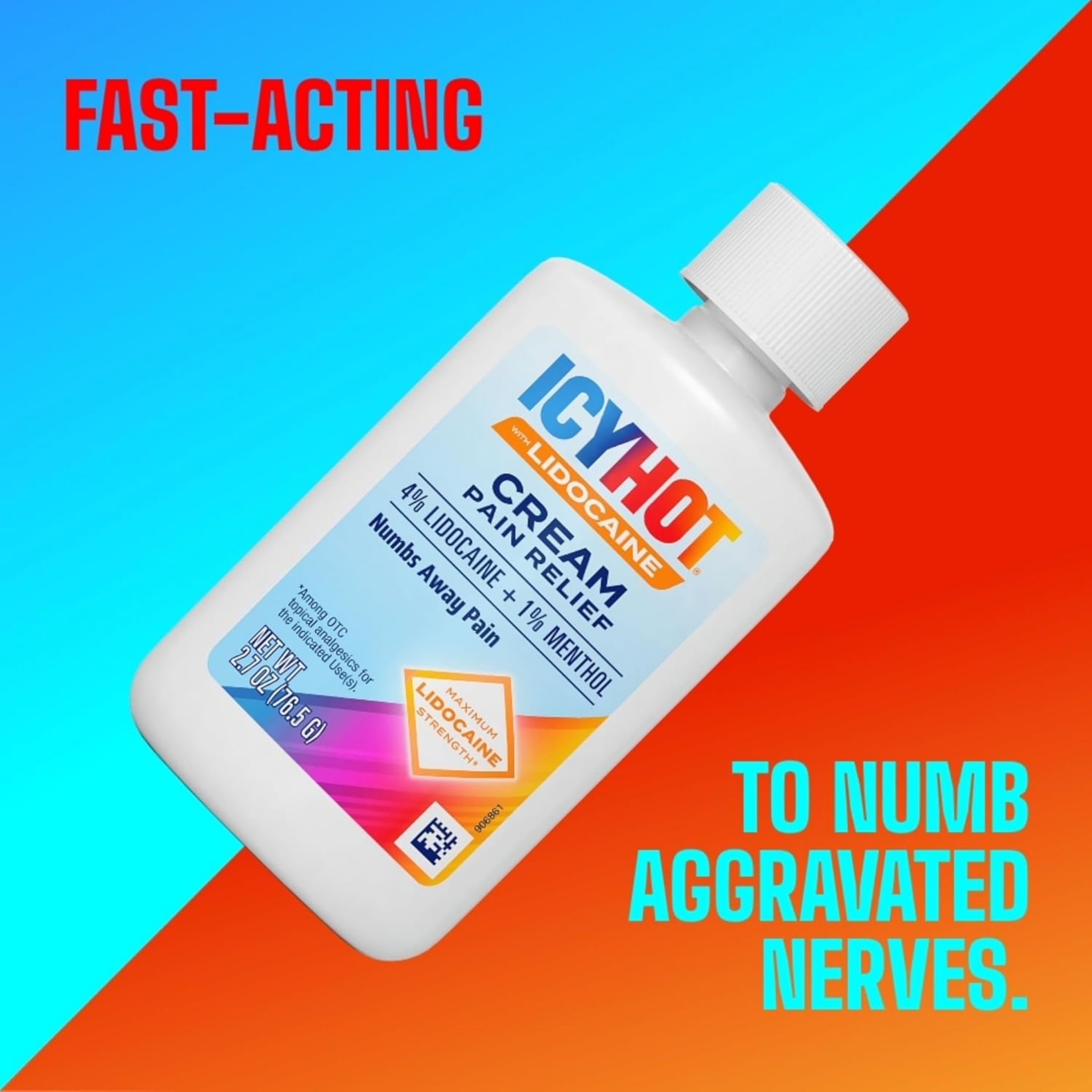 Icy Hot Max Strength Pain Relief Lidocaine Cream