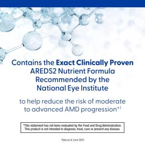 PreserVision AREDS 2 Formula + MultiVitamin Vitamin & Mineral Supplement 100 Ct Soft Gels