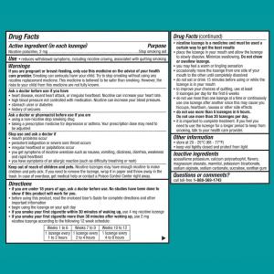 Nicorette Mini Nicotine Lozenges To Help Stop Smoking, 2 Mg, Mint Flavor