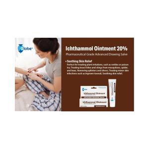 Globe Ichthammol Ointment 20%- 1oz