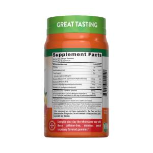 Nature's Truth B-12 Energy, Vegan Gummies, Natural Peach Raspberry Flavor