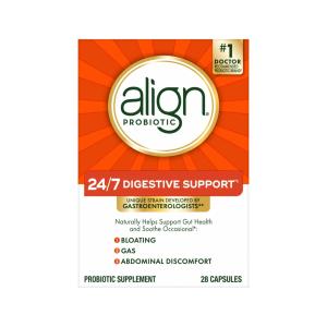 Align Probiotic Digestive Support, Chewable Tablets, Banana/Strawberry