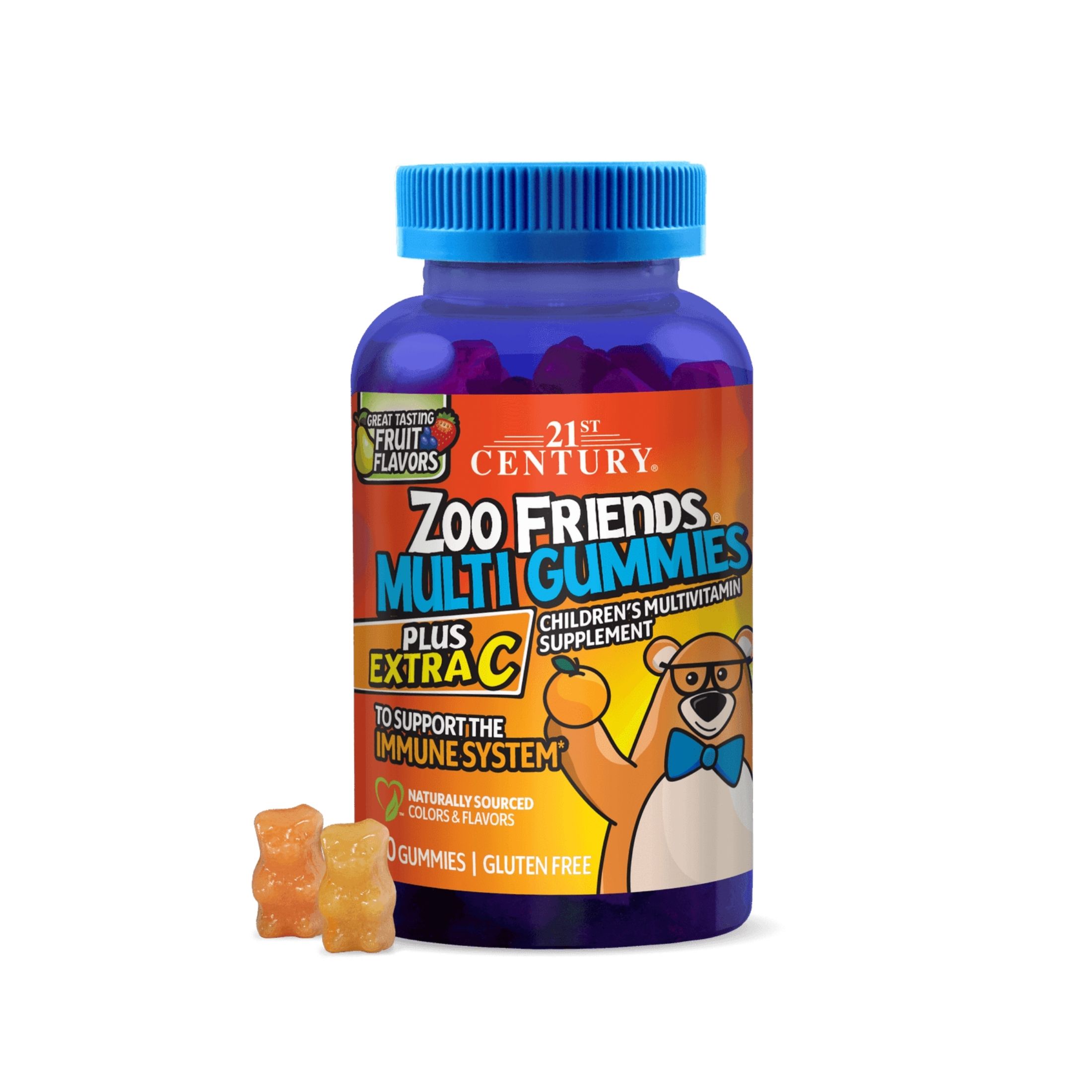21st Century Zoo Friends MultiVitamin, 60 Gummies