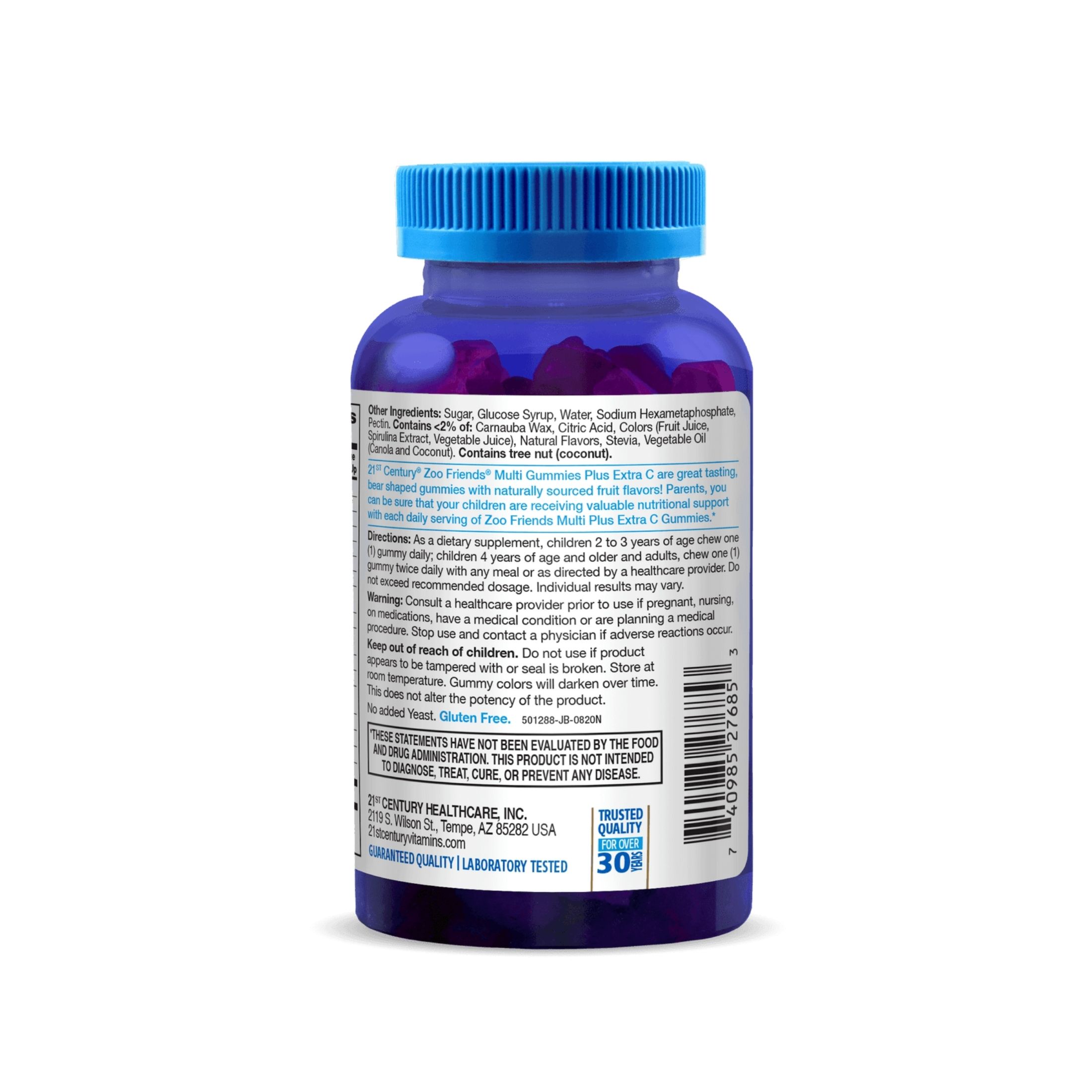 21st Century Zoo Friends MultiVitamin, 60 Gummies