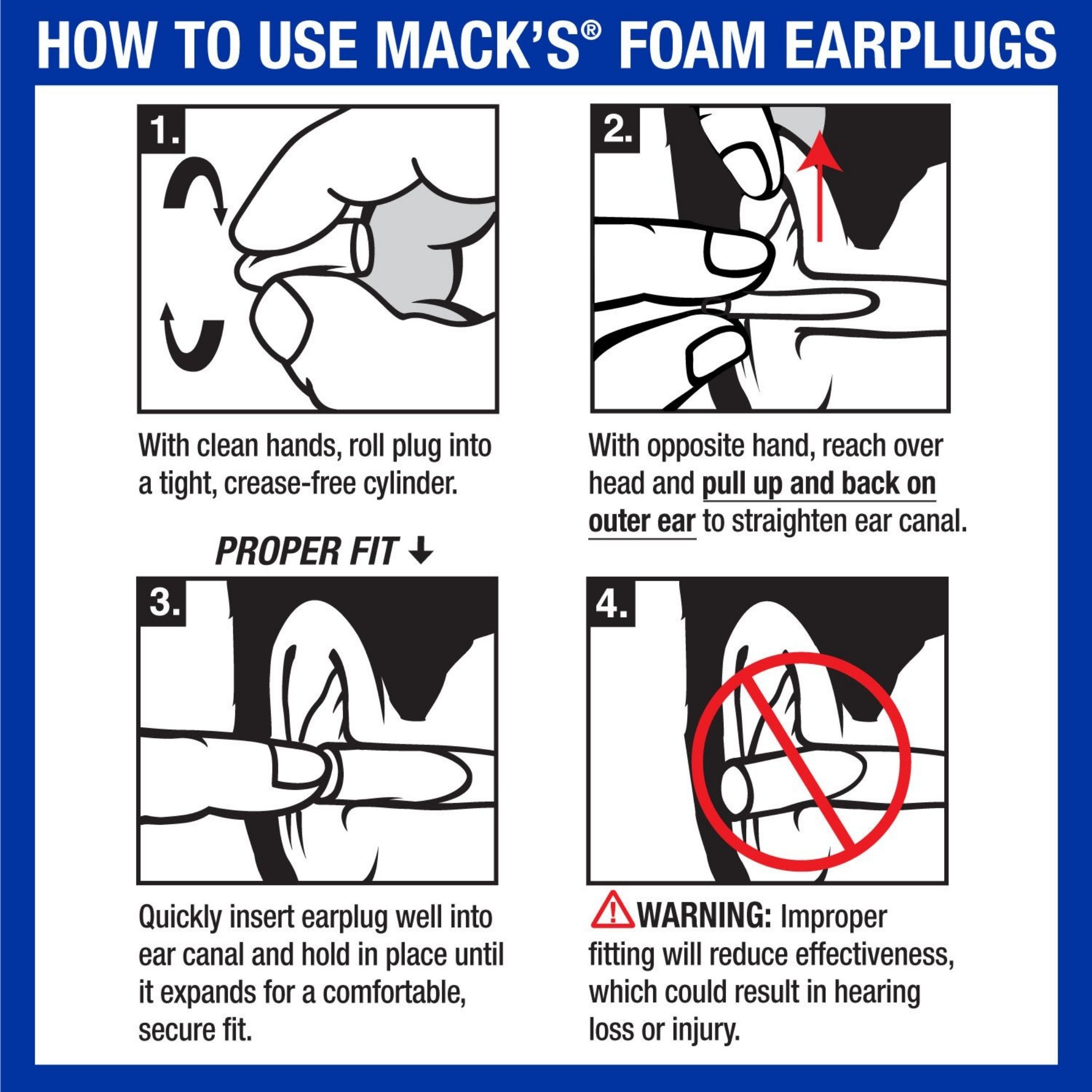 Mack's Ultra Soft Foam Earplugs - 10 PR