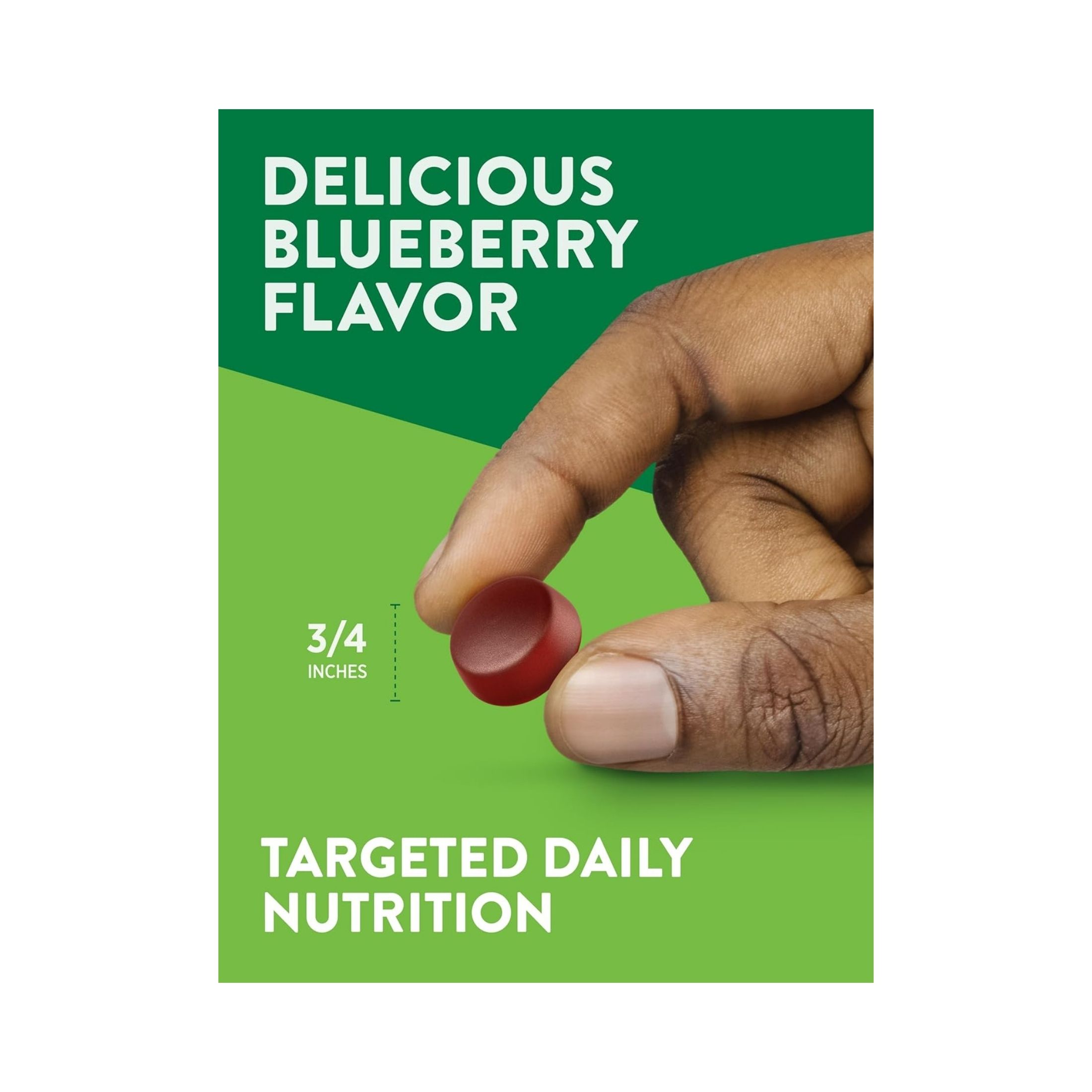 Nature's Truth Men's Multivitamin + B-12, D3, Zinc Vegetarian Gummies - Natural Blueberry Flavor 70ct