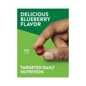 Nature's Truth Men's Multivitamin + B-12, D3, Zinc Vegetarian Gummies - Natural Blueberry Flavor 70ct