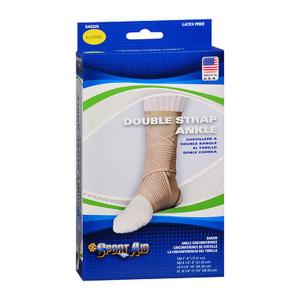 Sportaid Ankle Brace Sport Aid Double Strap Support XL - 1 Ea