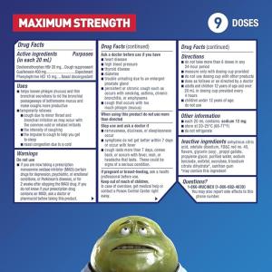 Mucinex DM Clear & Cool Severe Congestion & Cough Liquid