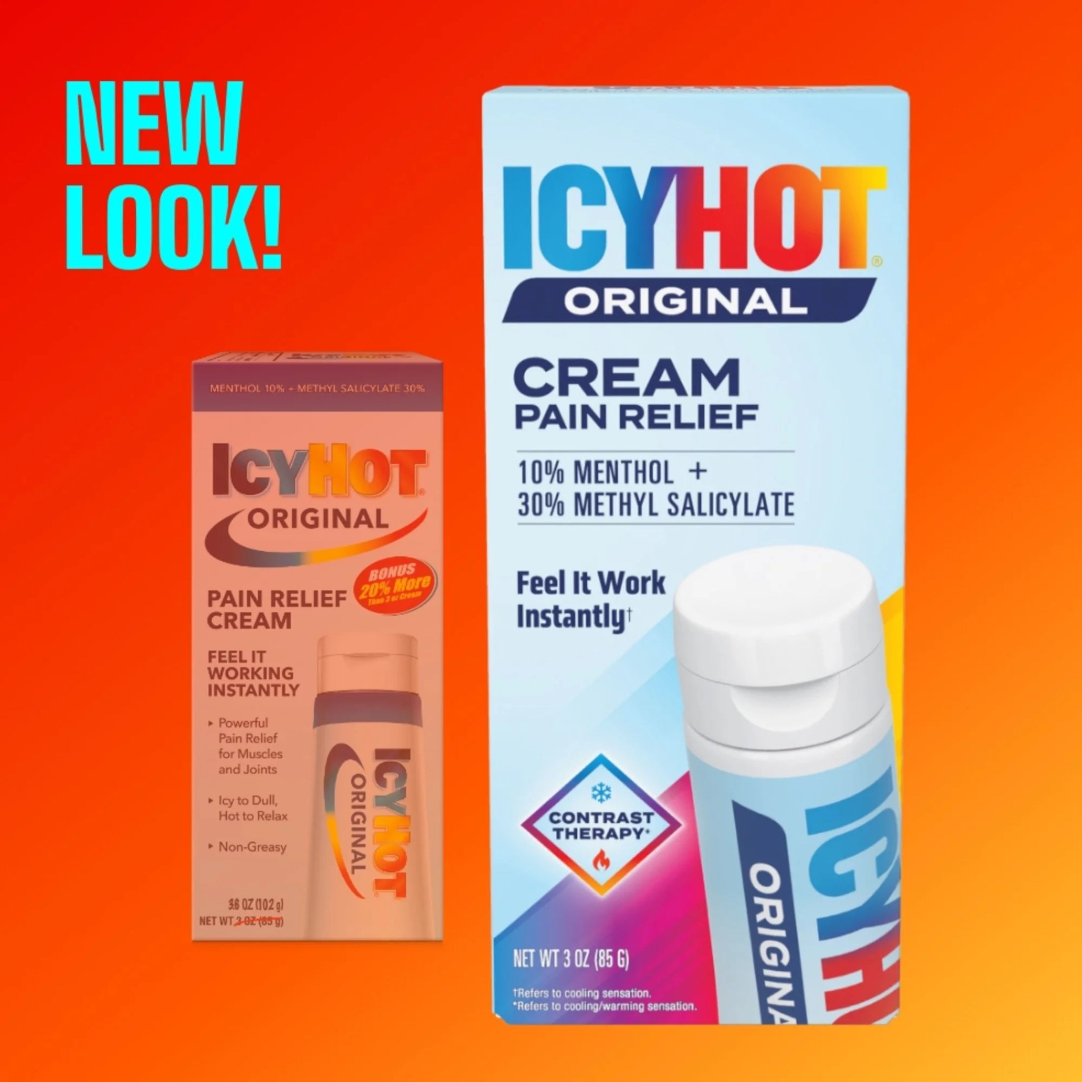 Icy Hot Pain Relief Cream, Original 3 Oz