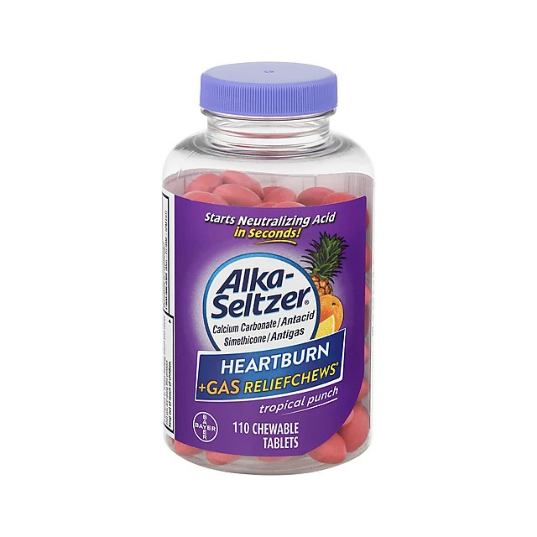 Alka-Seltzer Heartburn + Gas ReliefChews Tropical Punch