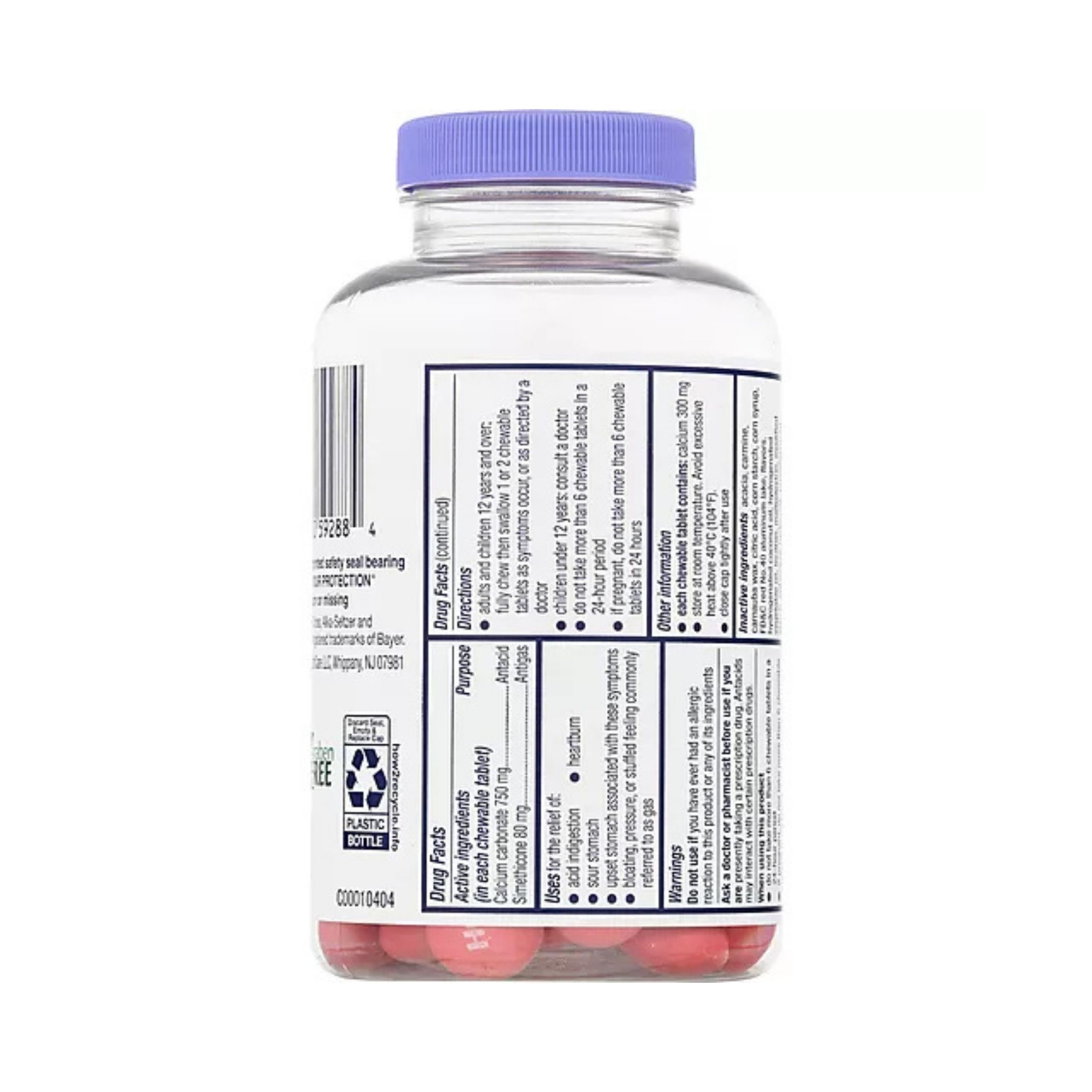 Alka-Seltzer Heartburn + Gas ReliefChews Tropical Punch